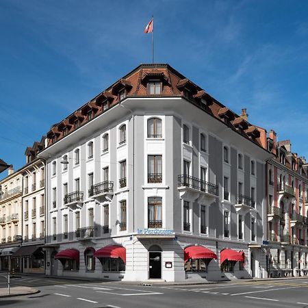 Hotel Des Alpes Ньйон Екстер'єр фото